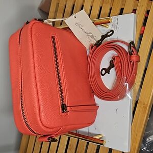 Universal Thread Camera Bag, Tangerine Orange, Crossbody, NWT  7.5" x 5.5"